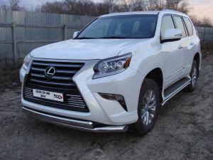 Защита передняя нижняя (двойная) 76,1/75 мм код LEXGX46014-03 для LEXUS GX 460 2013-